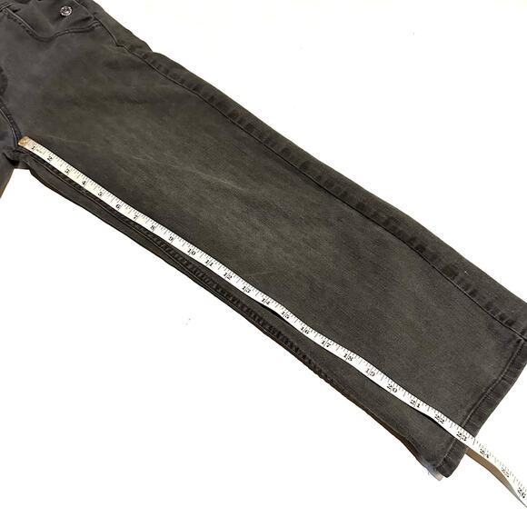 Levi's Silver Tab Charcoal Wash Denim Overalls Girls Size 12 - Picture 6 of 7